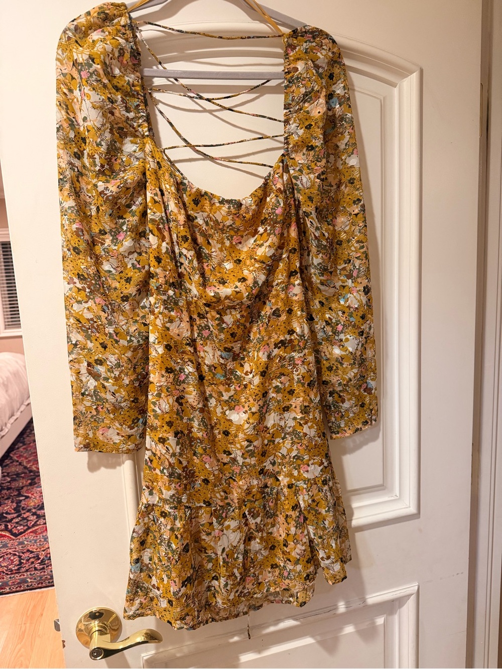 LUSH floral long sleeve dress